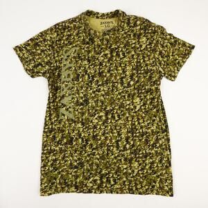 Zaxby's Mens Large Camo Cotton T-Shirt